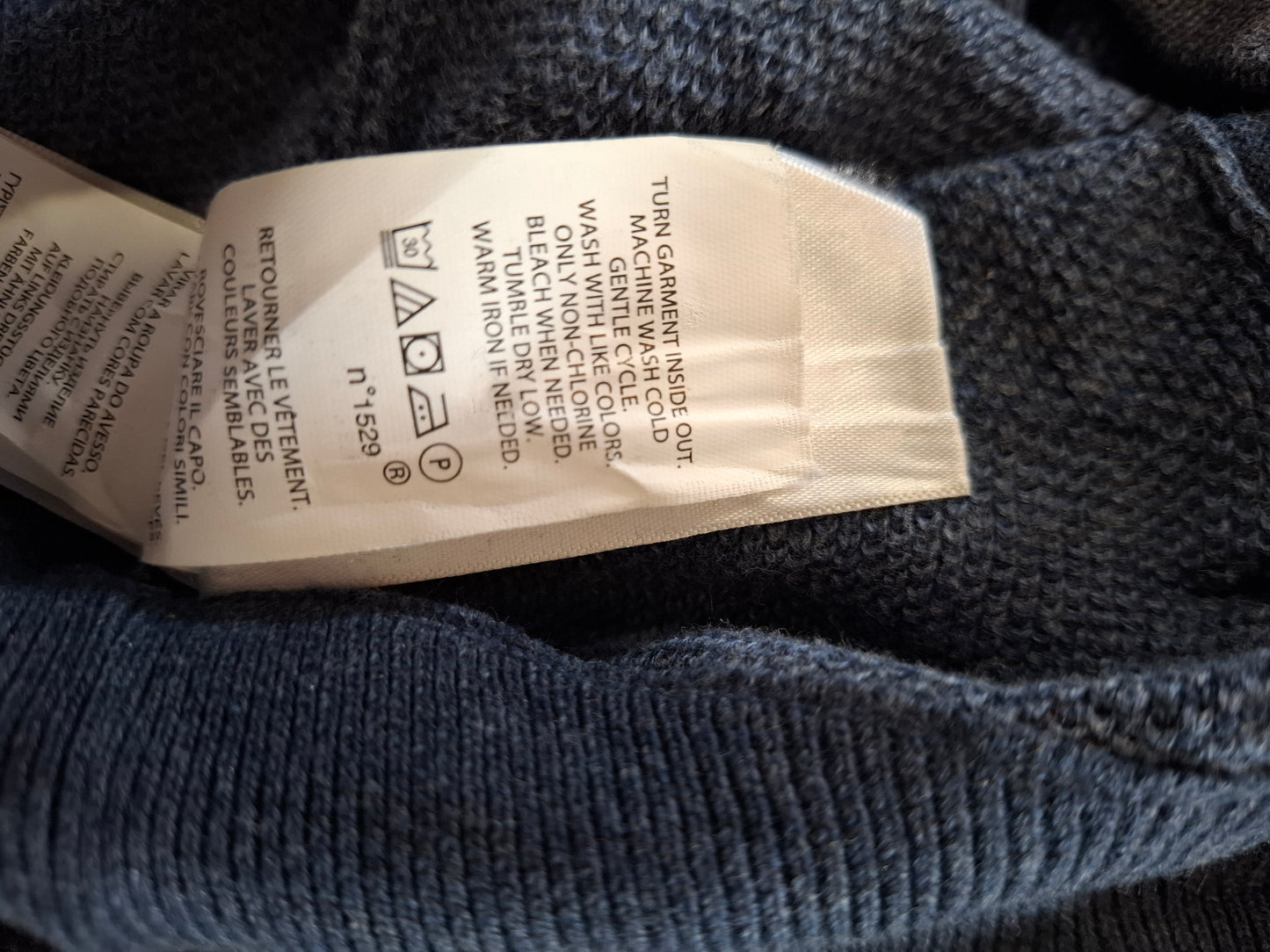 000942 Polo Ralph Lauren Full zip sweater size L Anthracite