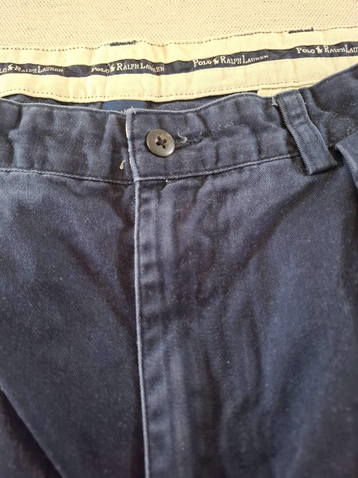 000166 Polo Ralph Lauren Chino size 35/32 Navy Blue