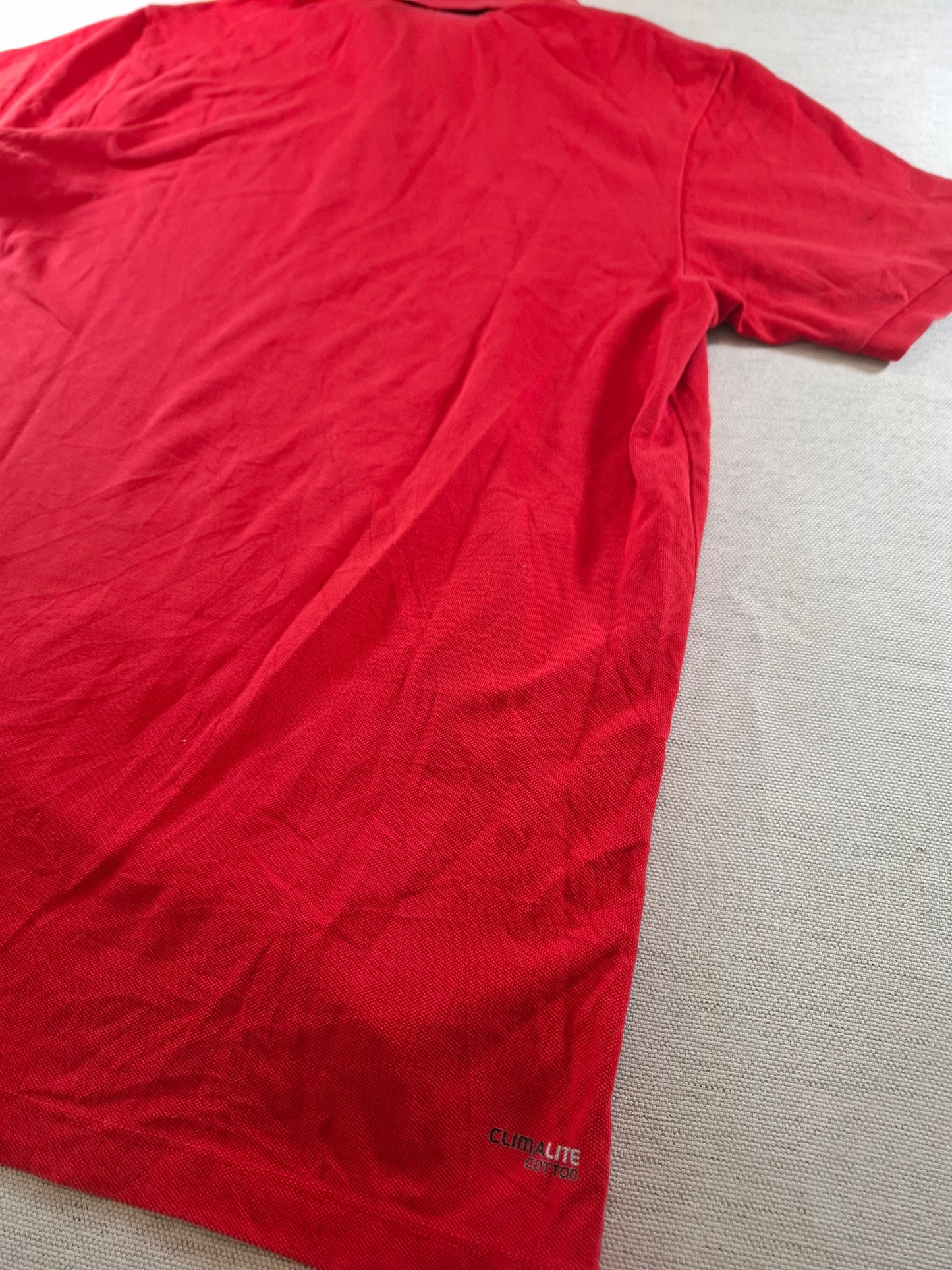 000945 Adidas Polo size XL Red