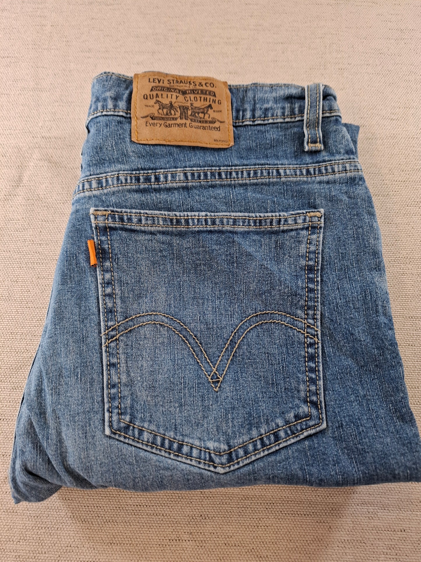 000175 Levi's 550 Jeans size 14 Blue