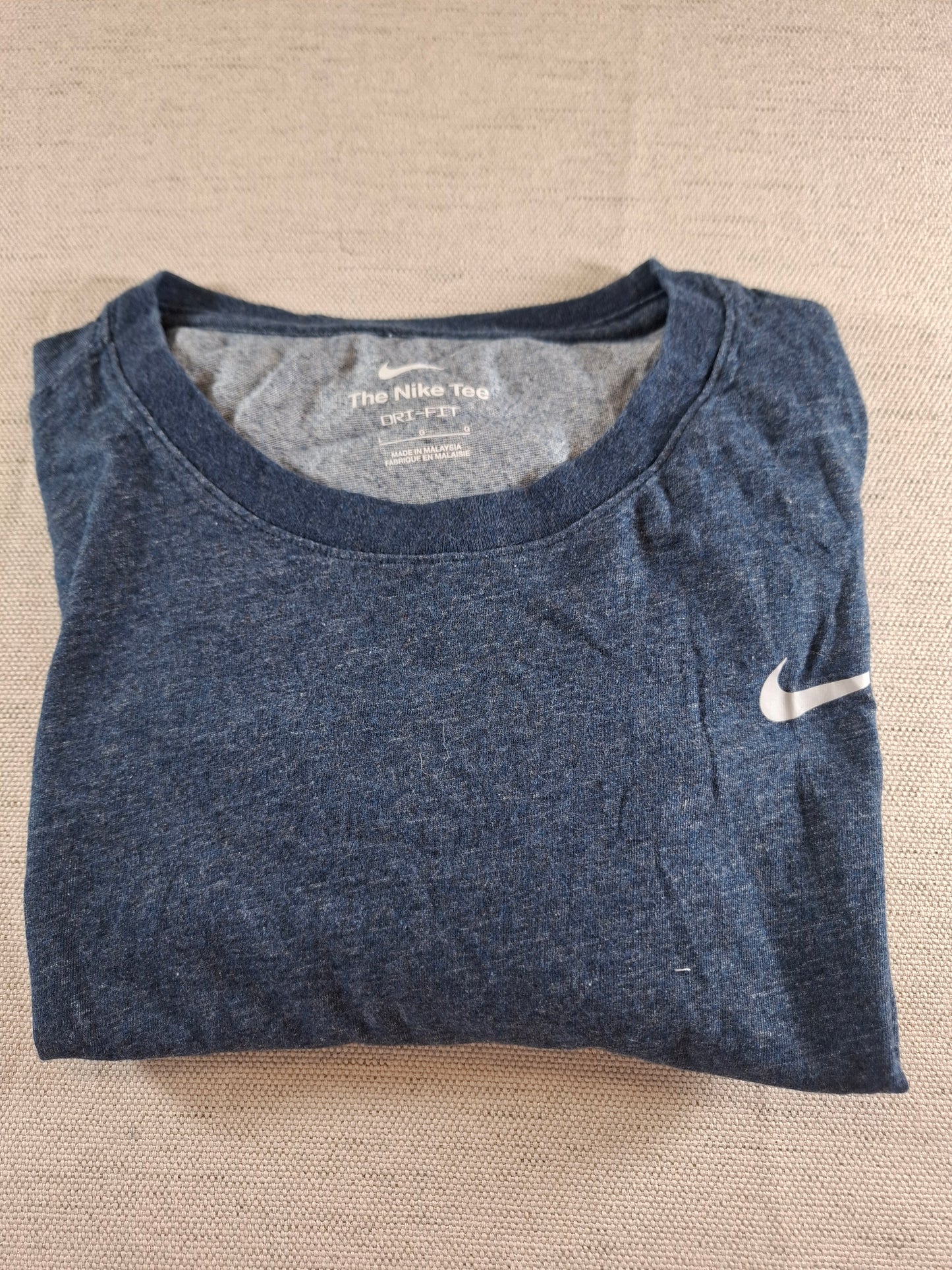 001123 Nike T-shirt size L Navy/ Grey