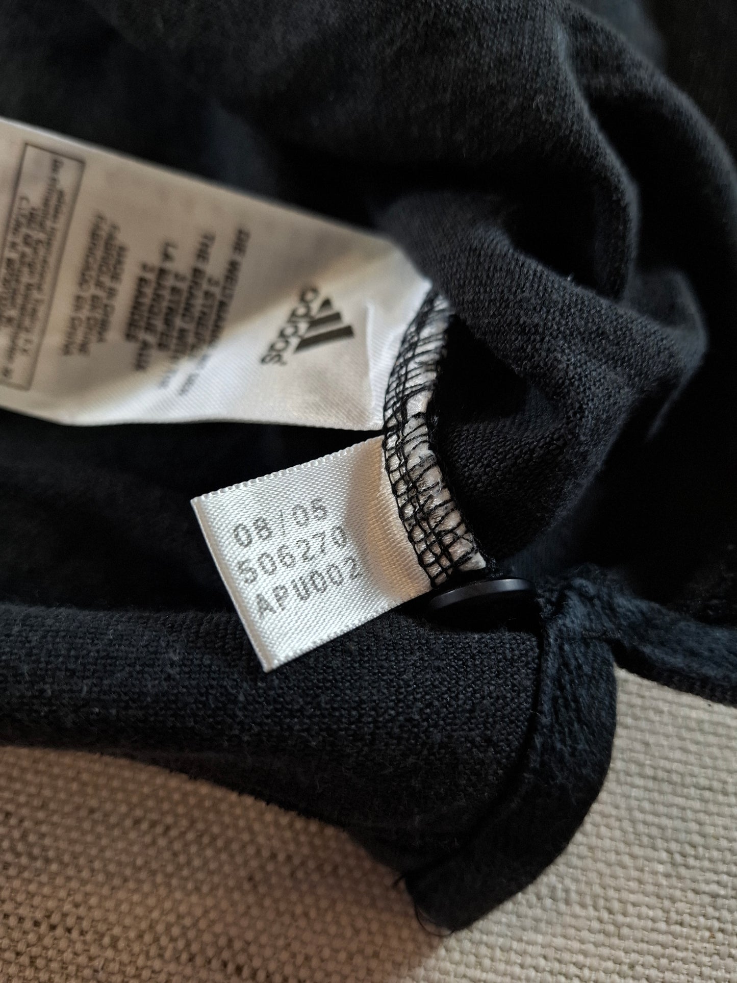 000127 Adidas AEK Athens polo size L (uk 42/44) Black