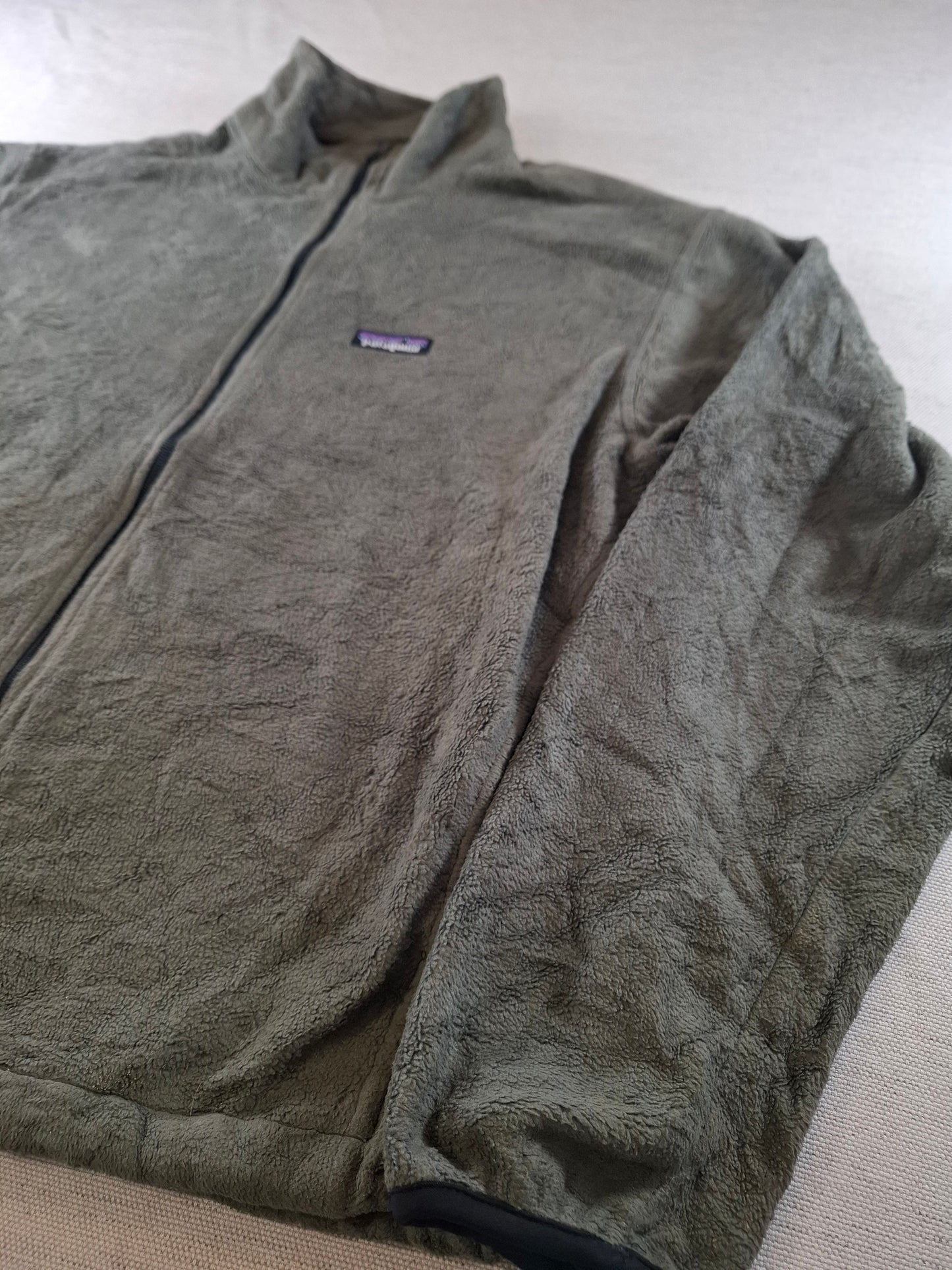 000953 Patagonia Fleece bodywarmer size M Dark Green