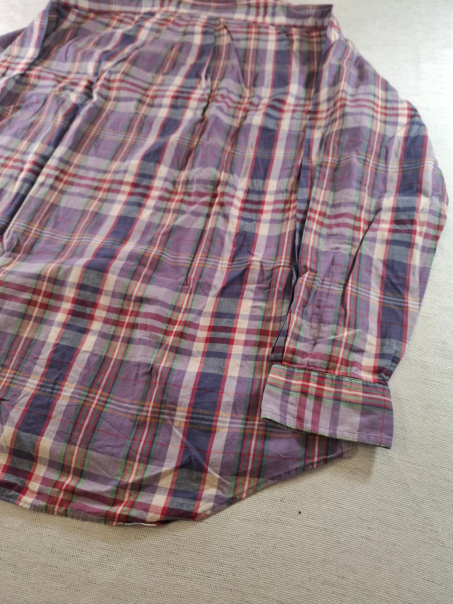 001070 Polo Ralph Lauren Button down shirt size L Multi/ Purple