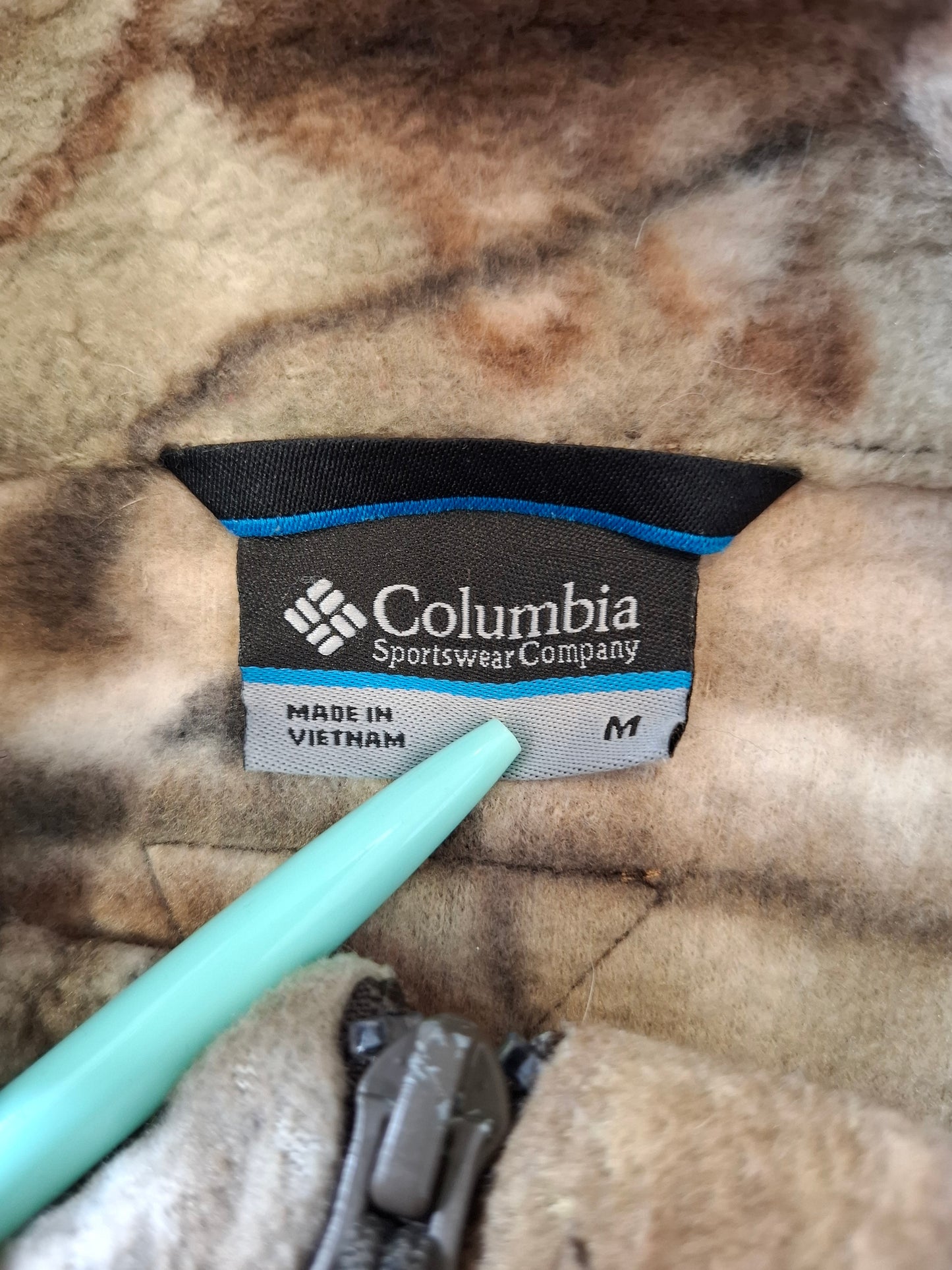 001149 Columbia Fleece size M Realtree