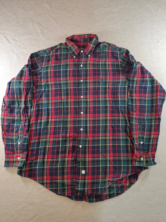 001068 Polo Ralph Lauren Button down shirt size XL Multi/ Red
