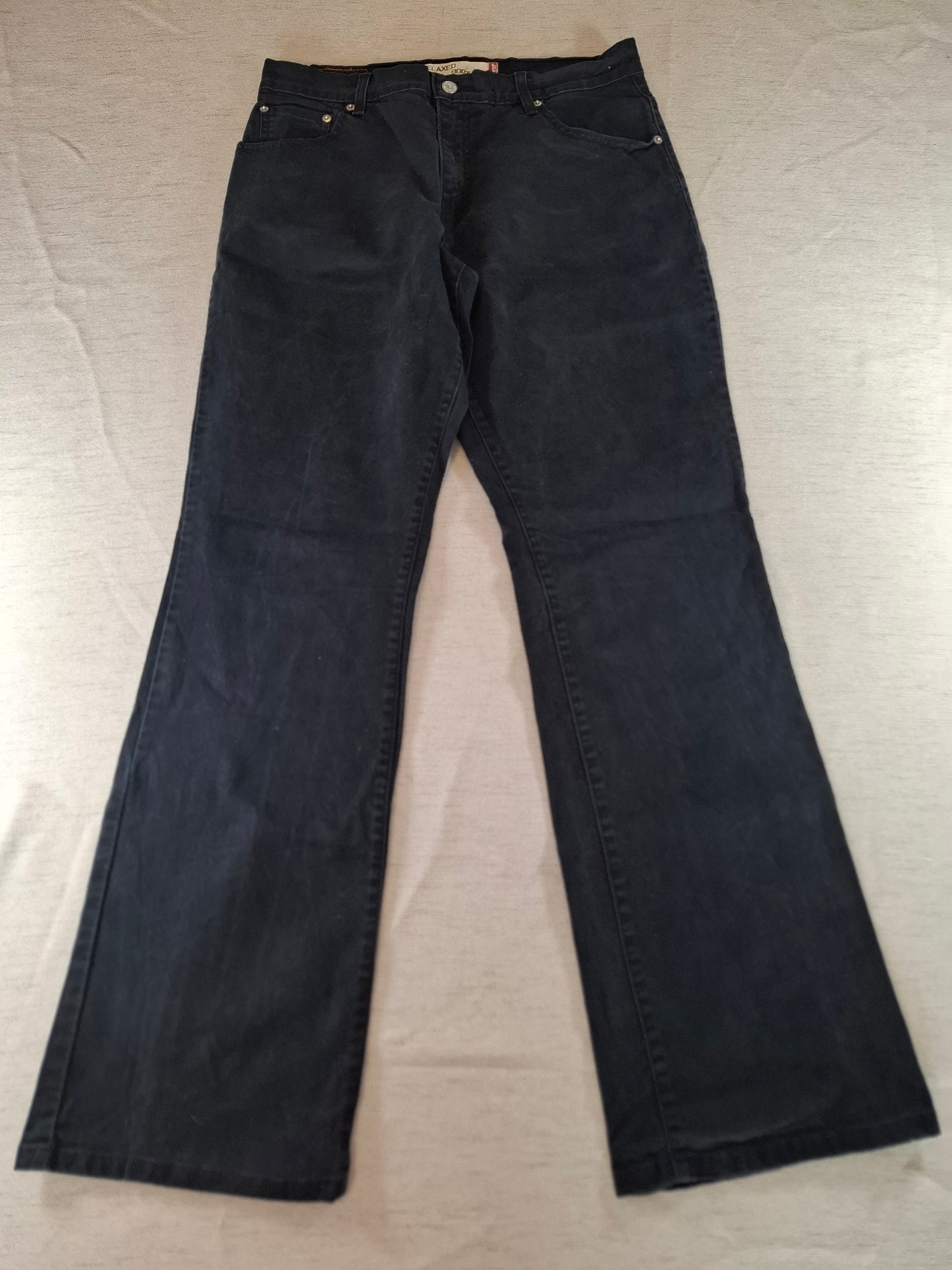 000173 Levi's 550 Jeans size 12L Black