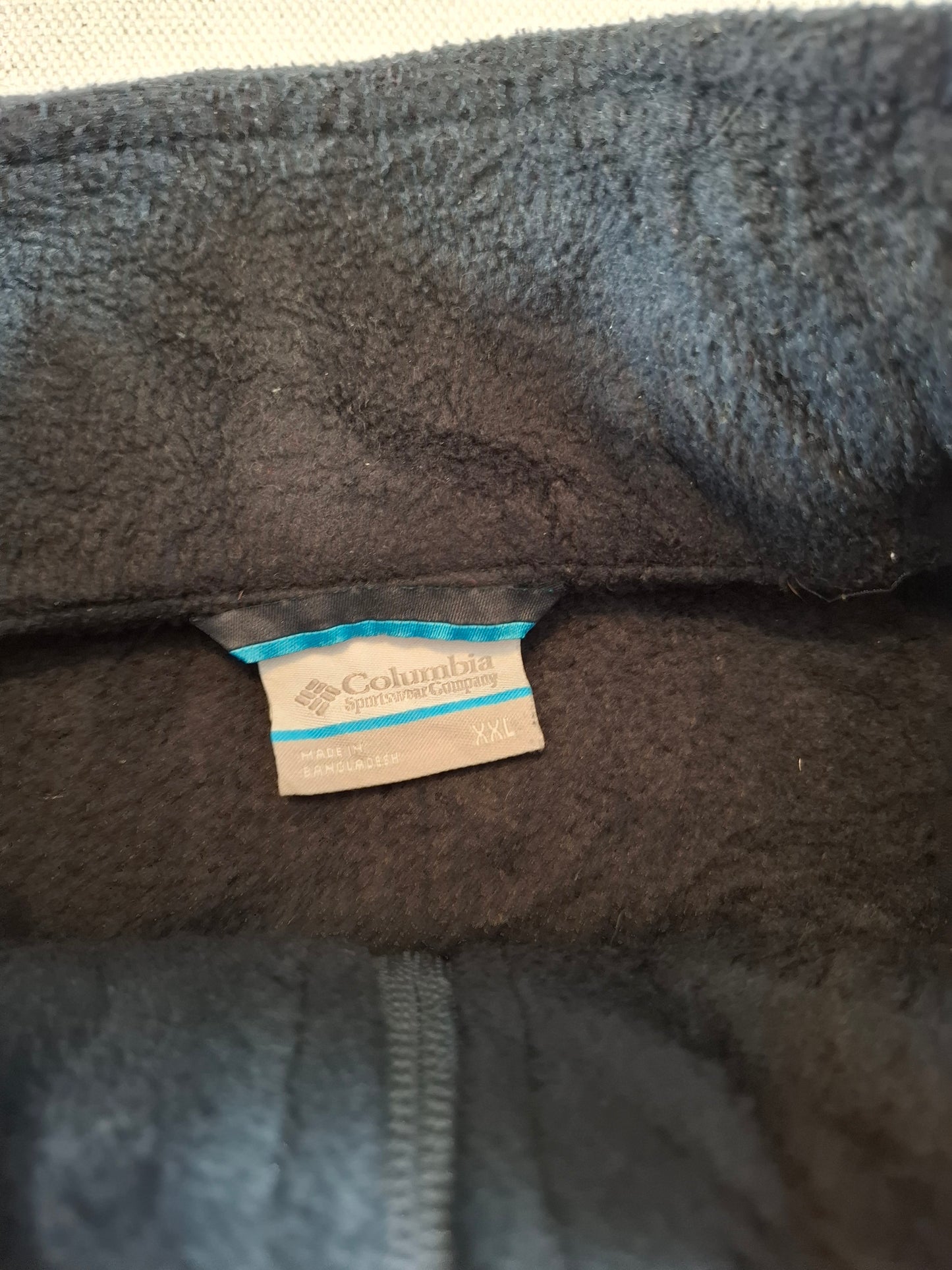 001152 Columbia Fleece size XXL Grey/ Black