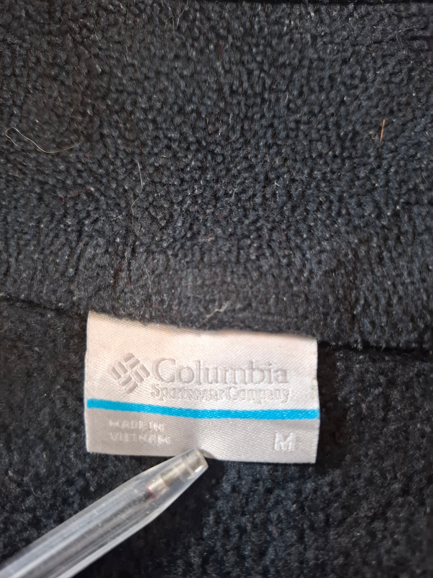 001144 Columbia Fleece bodywarmer size M Black