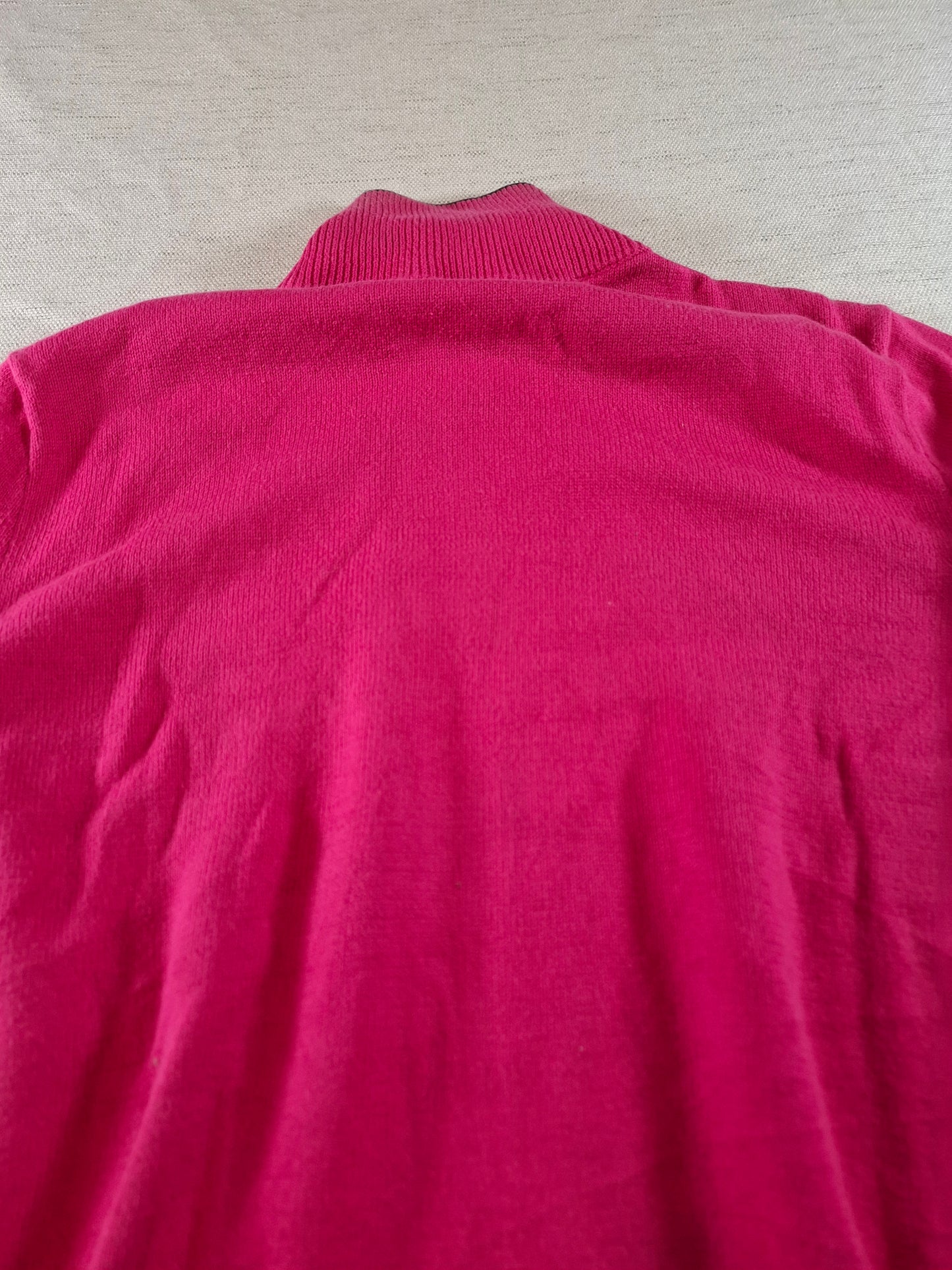000941 Polo Ralph Lauren Full zip sweater size S Pink