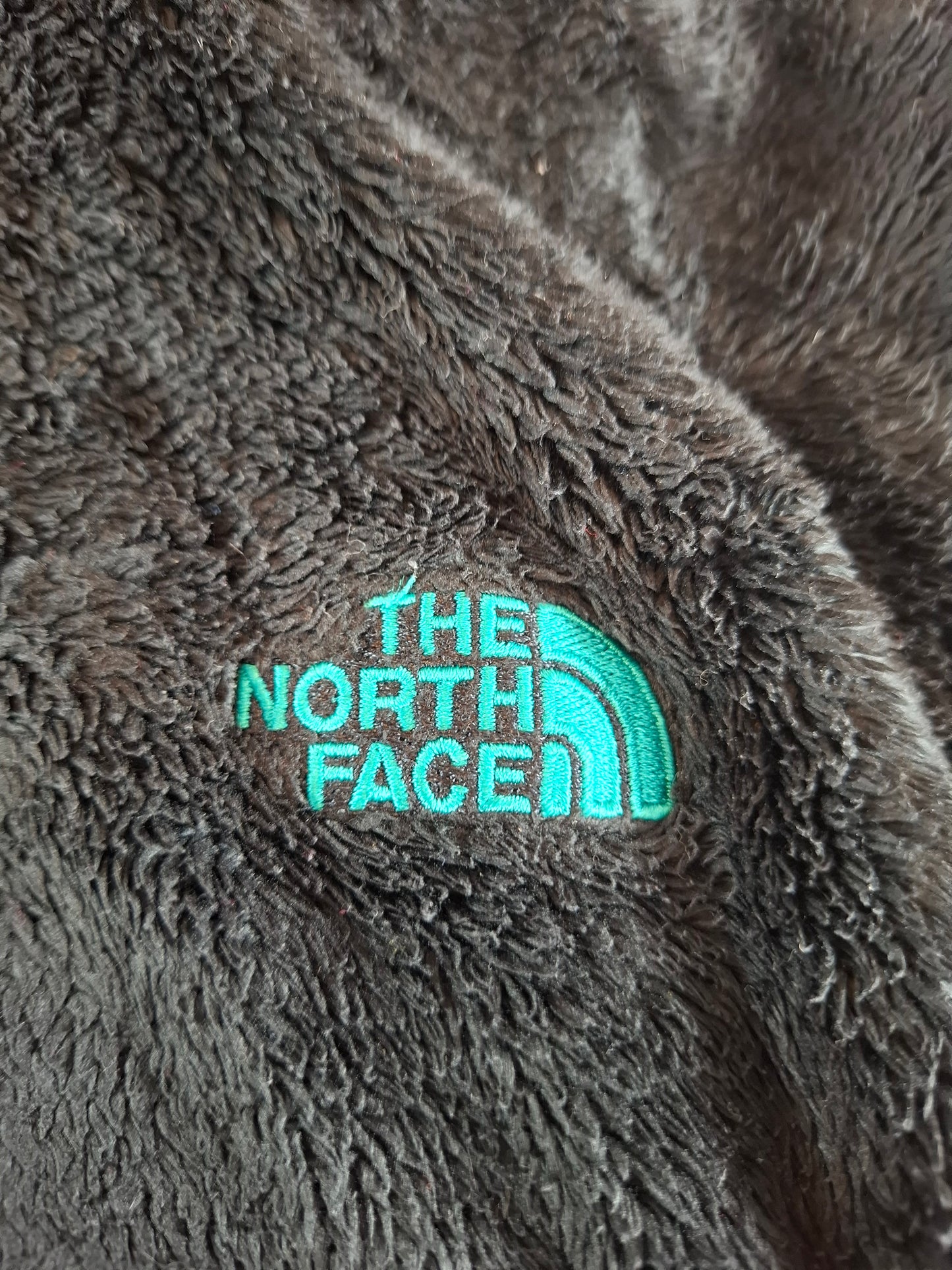 000695 The North Face Fleece size Women's L Black/ Mint