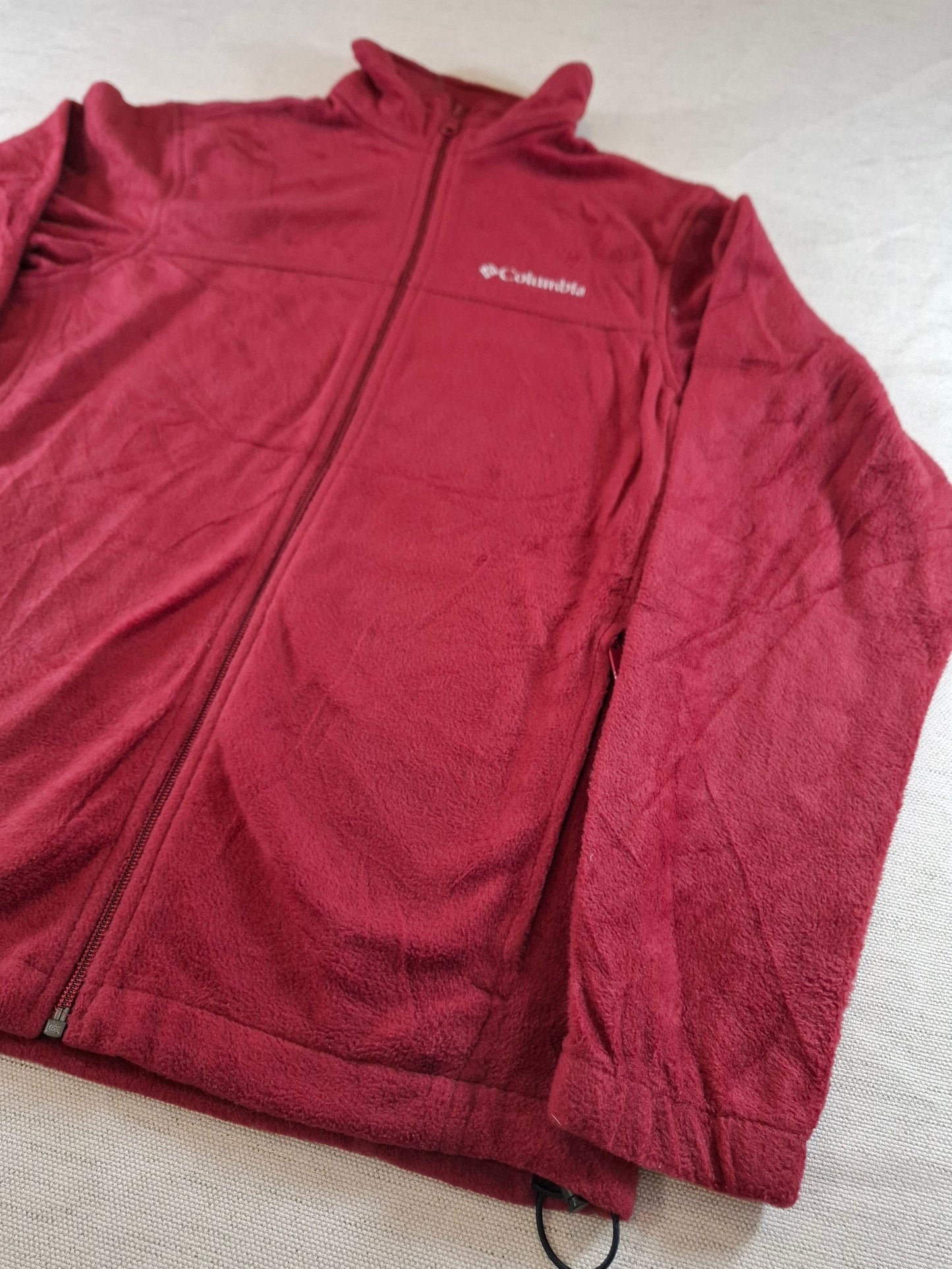 001150 Columbia Fleece size S Burgundy