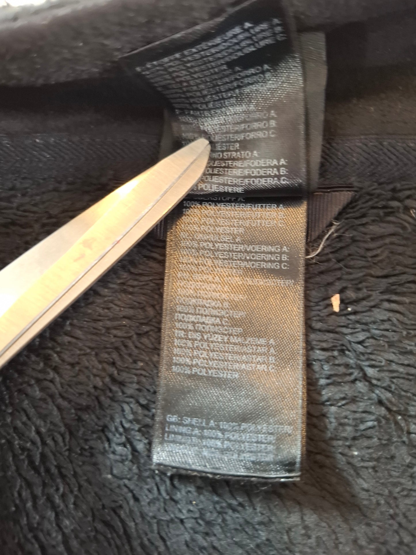 000700 The North Face Fleece size Women's S Black