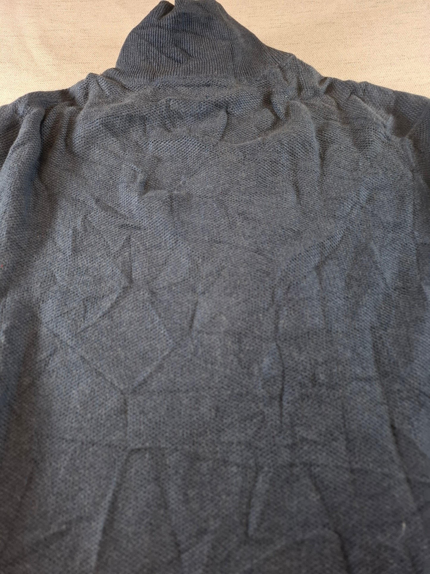 000942 Polo Ralph Lauren Full zip sweater size L Anthracite