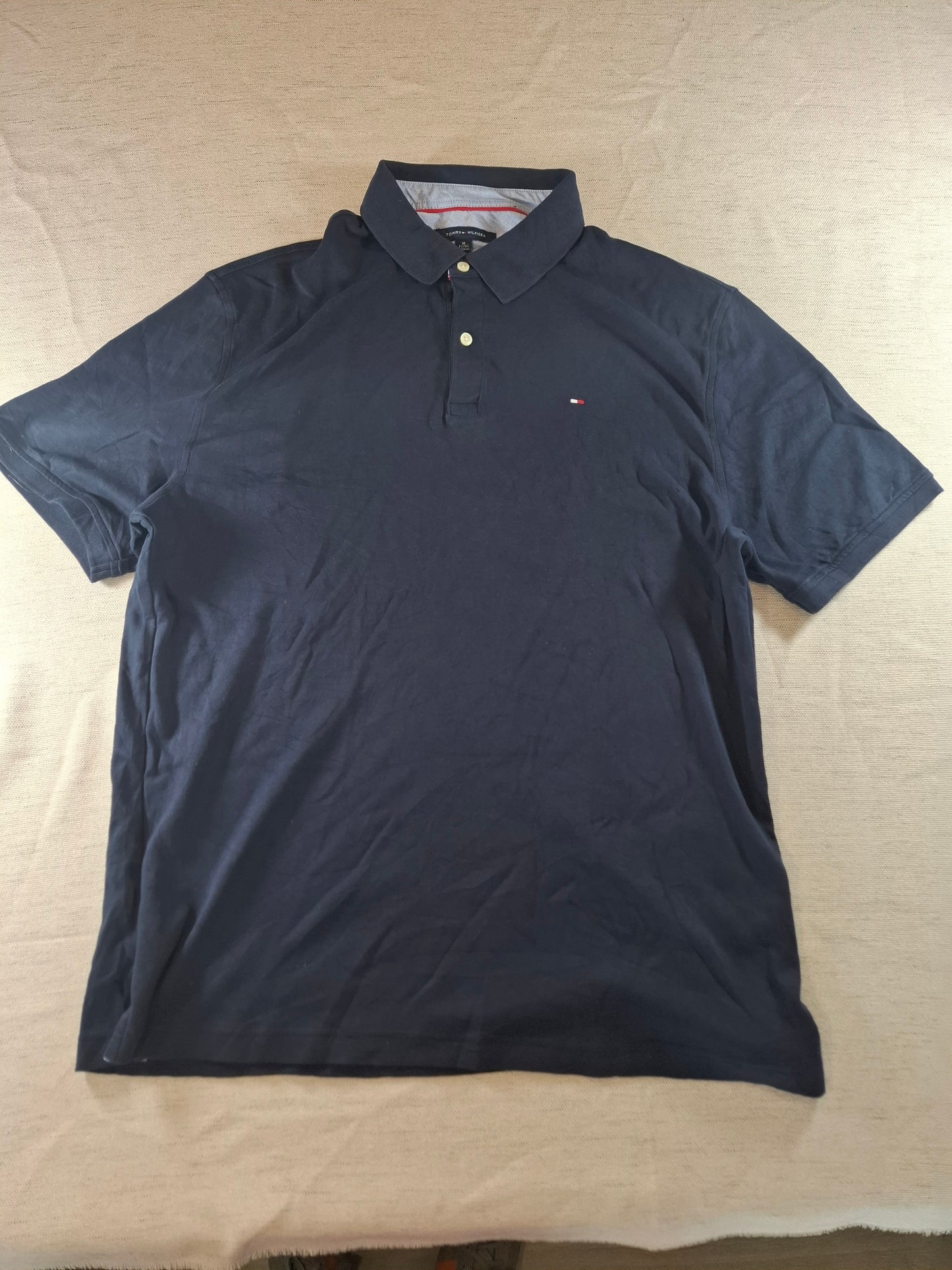 000156 Tommy Hilfiger Polo size XL Navy Blue
