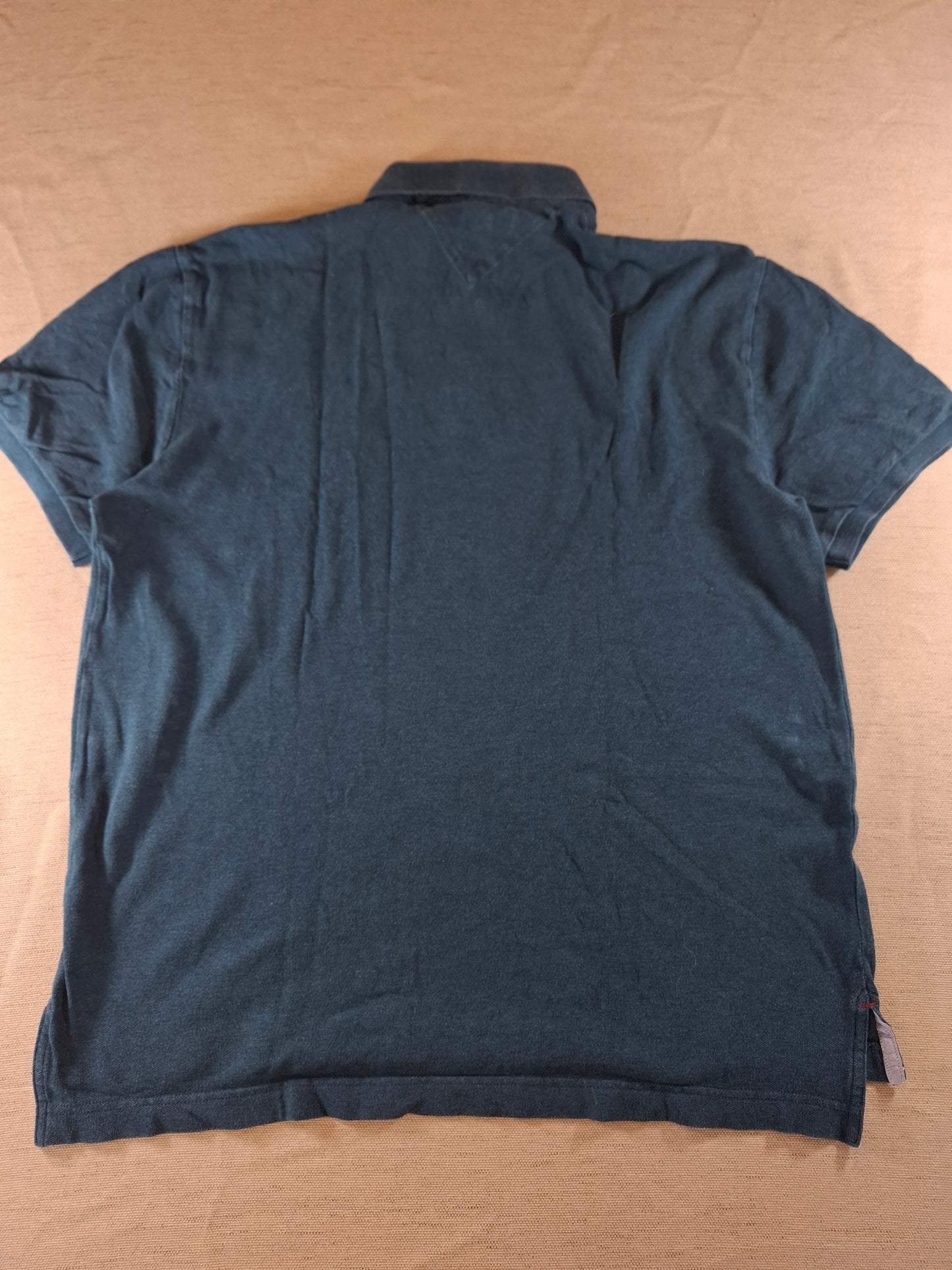 000154 – Tommy Hilfiger Polo – Blue/Green, Size L