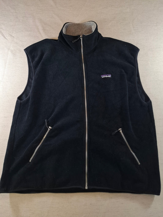 000952 Patagonia Fleece bodywarmer size XL Black
