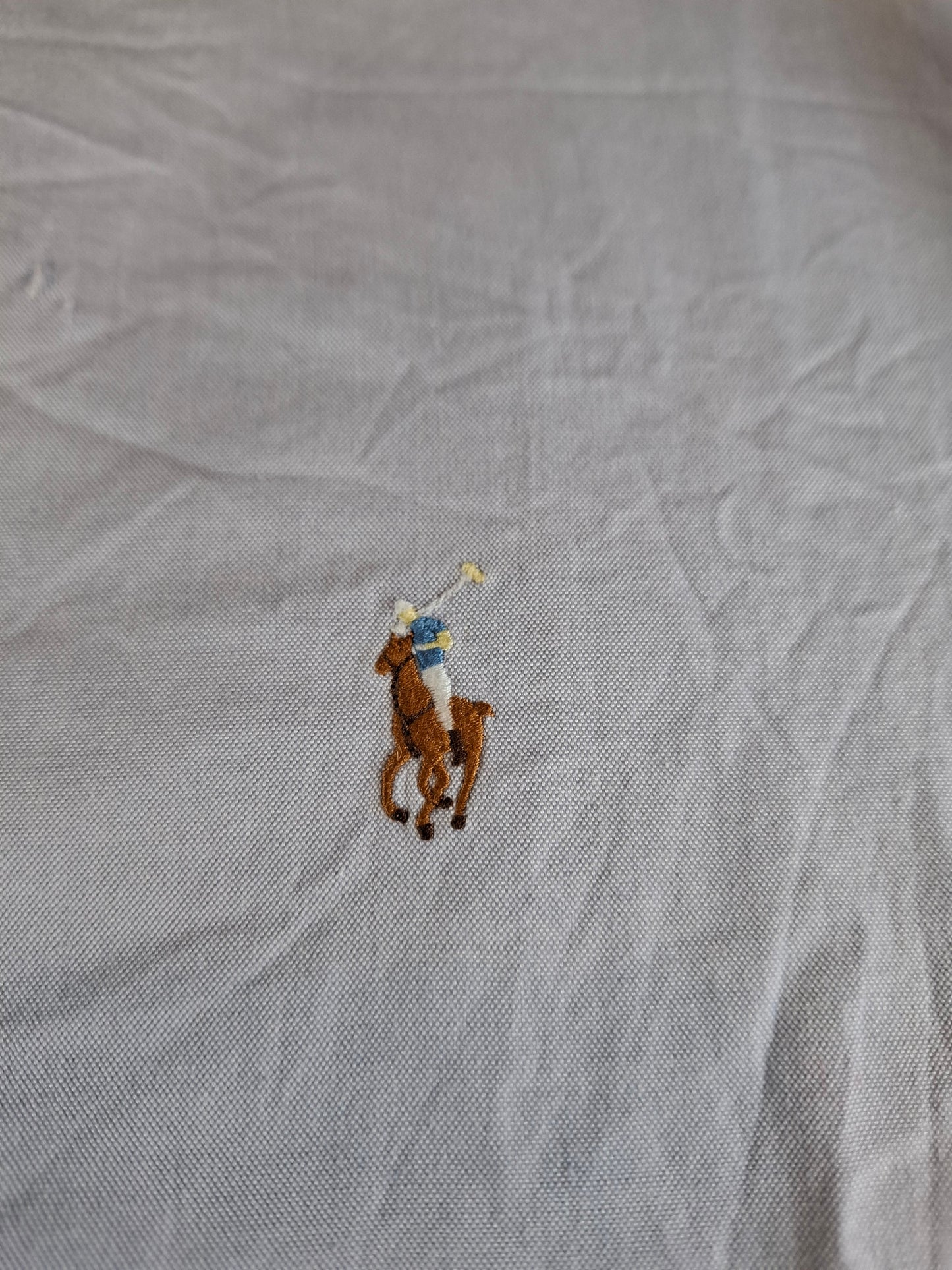 001078 Polo Ralph Lauren Button down shirt size 16.5 / 34 Blue/ Lila