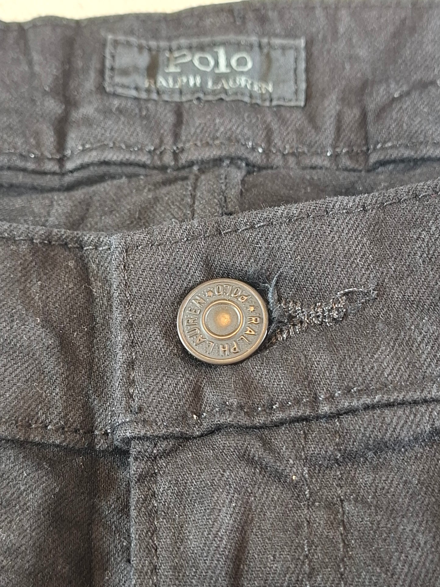 000220 Polo Ralph Lauren Jeans size 35/32 Black