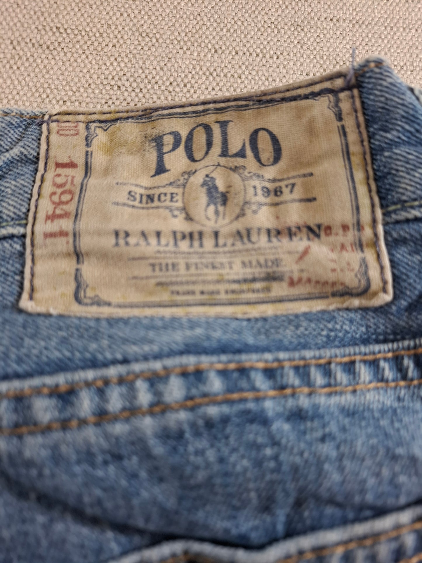 000218 Polo Ralph Lauren Jeans size 33/30 Blue